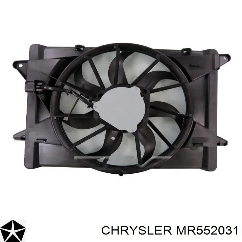 Купити MR552031 Chrysler Двигун вентилятора системи охолодження, лівий