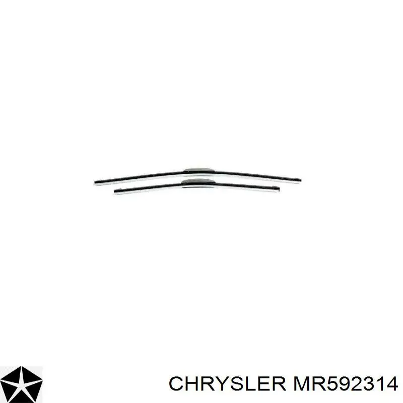 Щітка-двірник лобового скла, комплект з 2-х шт. MR592314 Chrysler