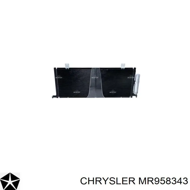 Радіатор кондиціонера MR958343 Chrysler