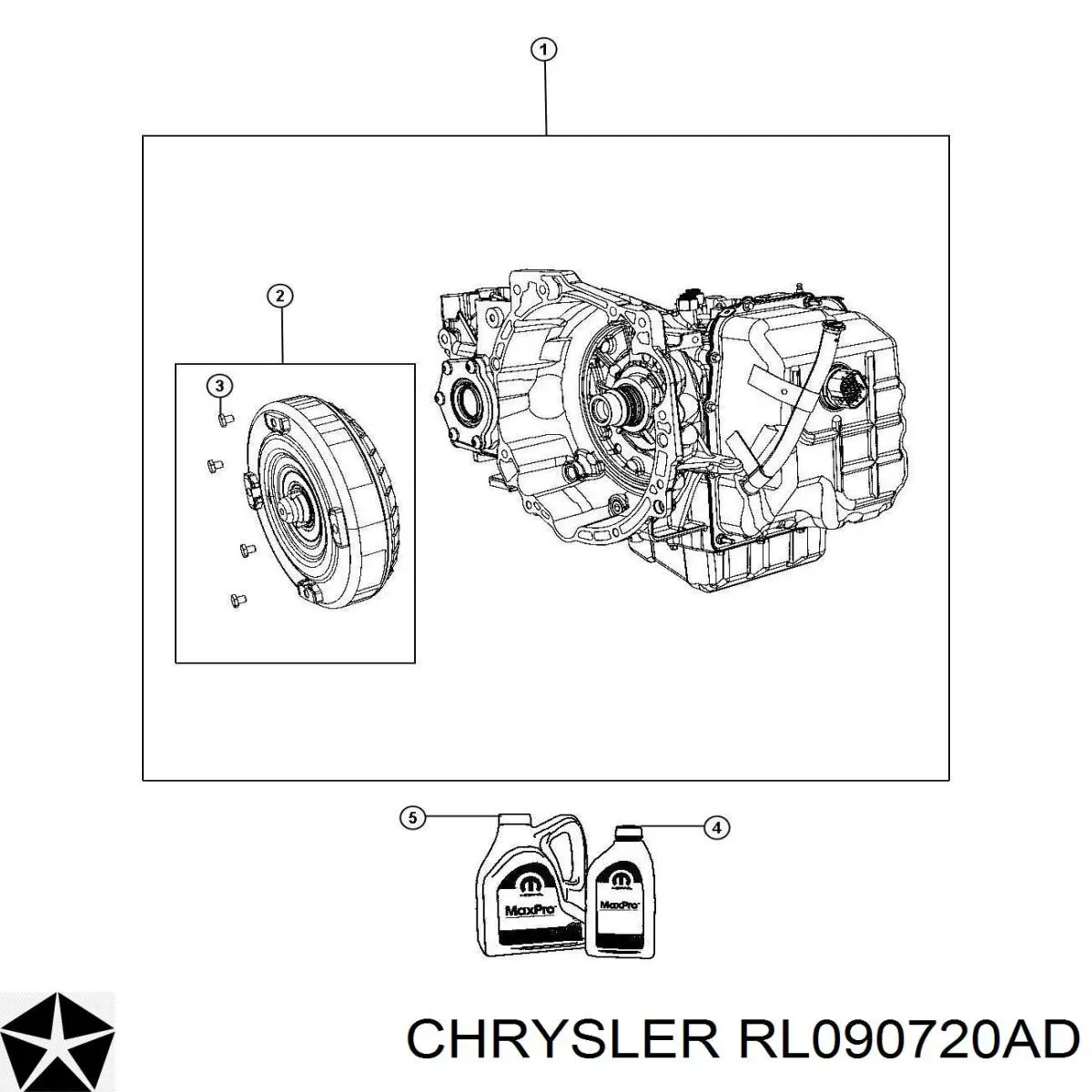 КПП в зборі Chrysler 200 (Крайслер 200)