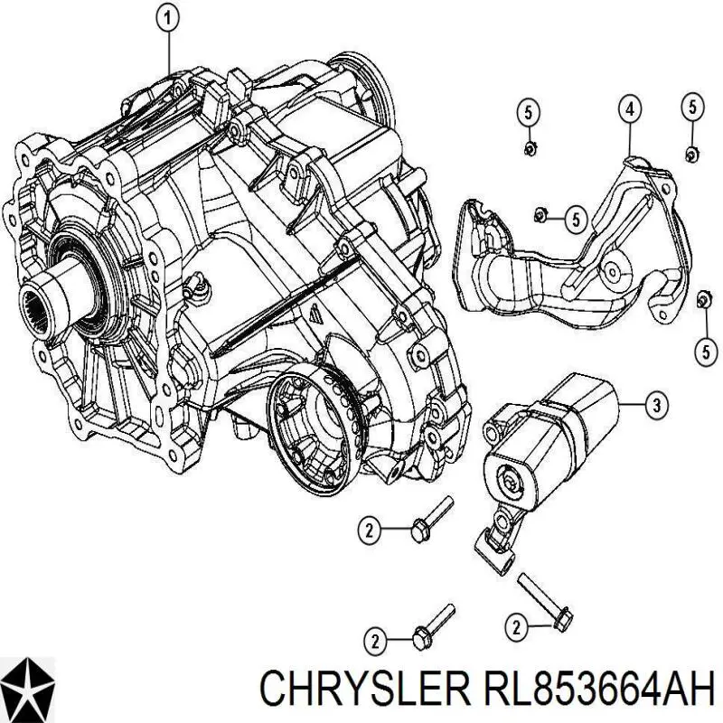 Купити RL853664AH Chrysler Коробка роздавальна в зборі