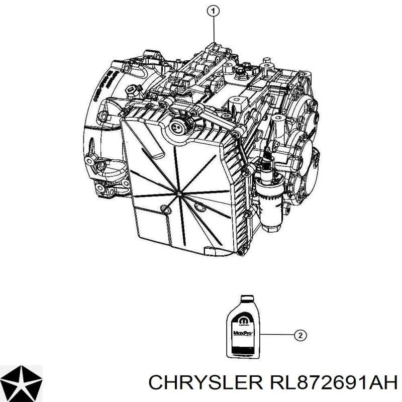4872691AH Chrysler Автоматична коробка передач