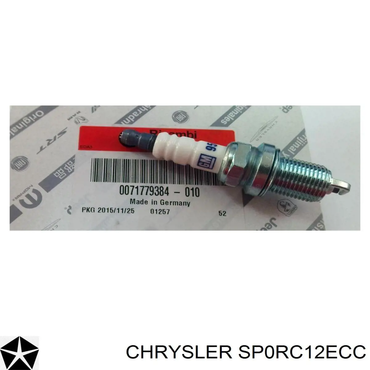 Свічки запалювання SP0RC12ECC Chrysler