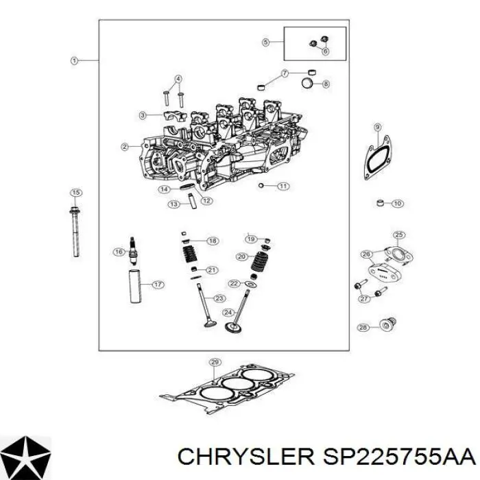 Купити SP225755AA Chrysler Свічка запалювання