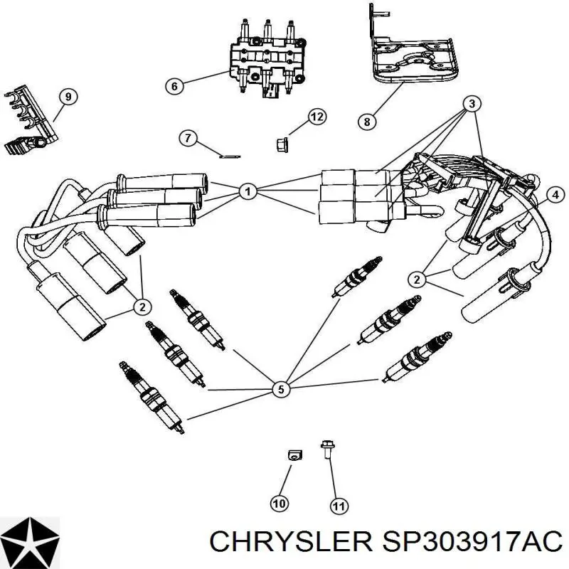Купити SP303917AC Chrysler Свічка запалювання