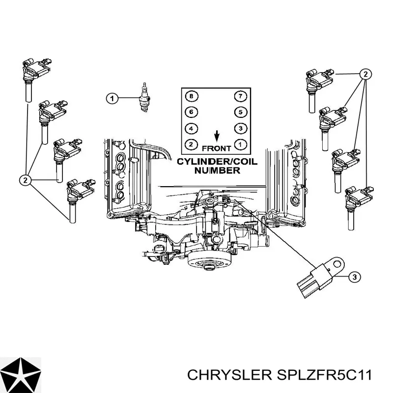 Свічки запалювання SPLZFR5C11 Chrysler