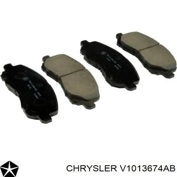 Купити V1013674AB Chrysler Колодки гальмівні передні, дискові