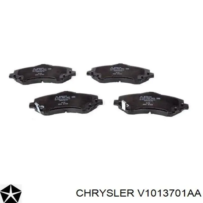 Колодки гальмівні передні, дискові V1013701AA Chrysler