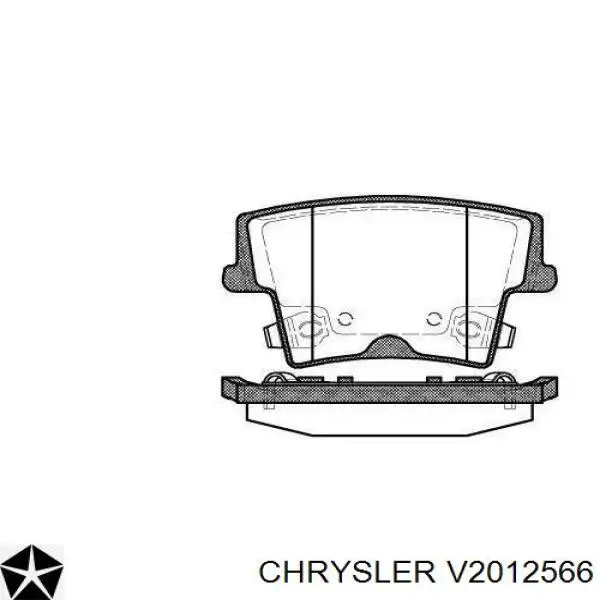 Купити V2012566 Chrysler Задні колодки