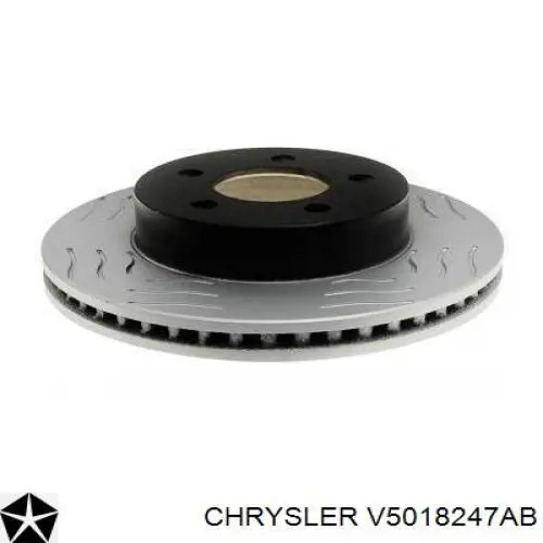 Диск переднього гальма Chrysler V5018247AB ціна, від 48.68 USD