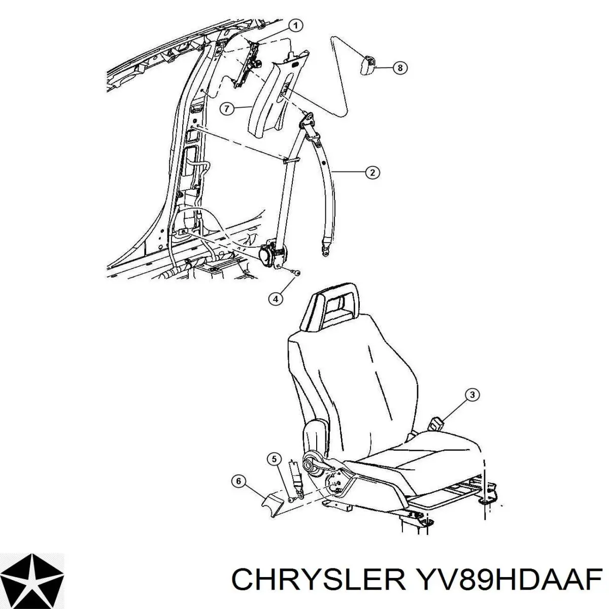 YV89HDAAF Chrysler 