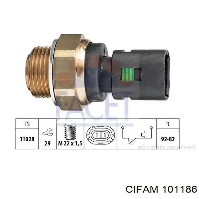 Циліндр гальмівний колісний/робочий, задній Cifam 101186 ціна, від 5.64 USD