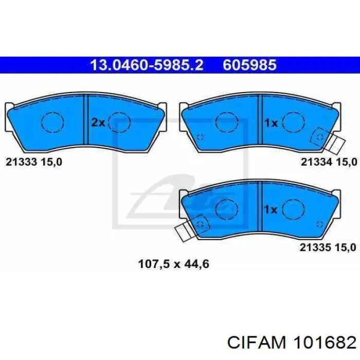 Циліндр гальмівний колісний/робочий, задній Cifam 101682 ціна, від 11.12 USD