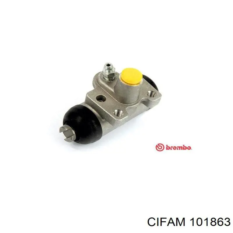 Циліндр гальмівний колісний/робочий, задній Brembo A12588 ціна, від 19.07 USD