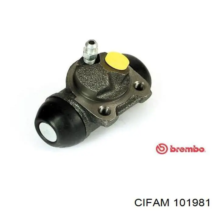 Циліндр гальмівний колісний/робітник, задній 101981 Cifam