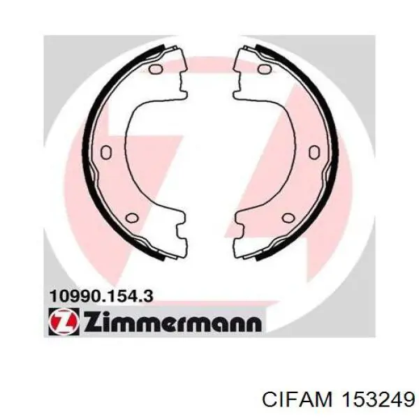 Купити 153249 Cifam Гальмівні колодки гальма стоянки