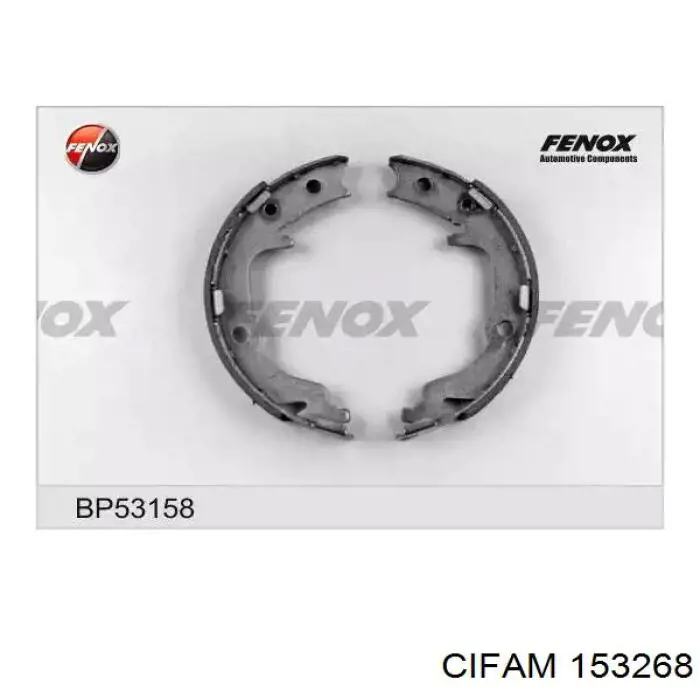 Колодки стоянкового гальма Cifam 153268