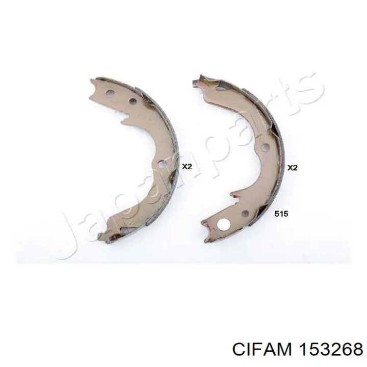 Колодки ручника / стоянкового гальма Cifam 153268 ціна, від 23.65 USD