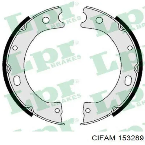 Колодки ручника/стоянкового гальма 153289 Cifam