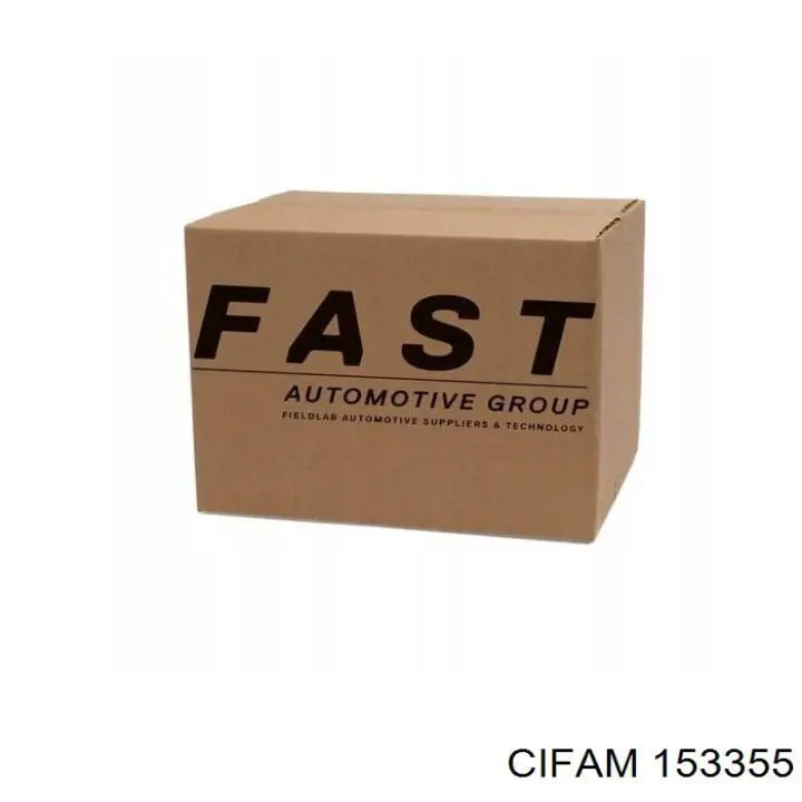 153355 Cifam Колодки гальмівні задні, барабанні