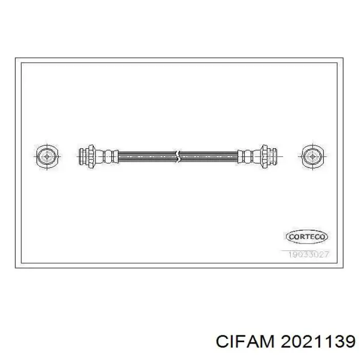 Головний гальмівний циліндр 2021139 Cifam