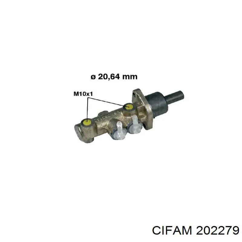 Купити 202279 Cifam Головний гальмівний циліндр