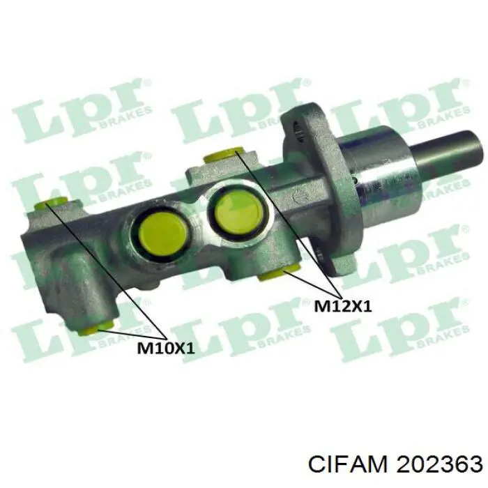 202363 Cifam Циліндр гальмівний, головний