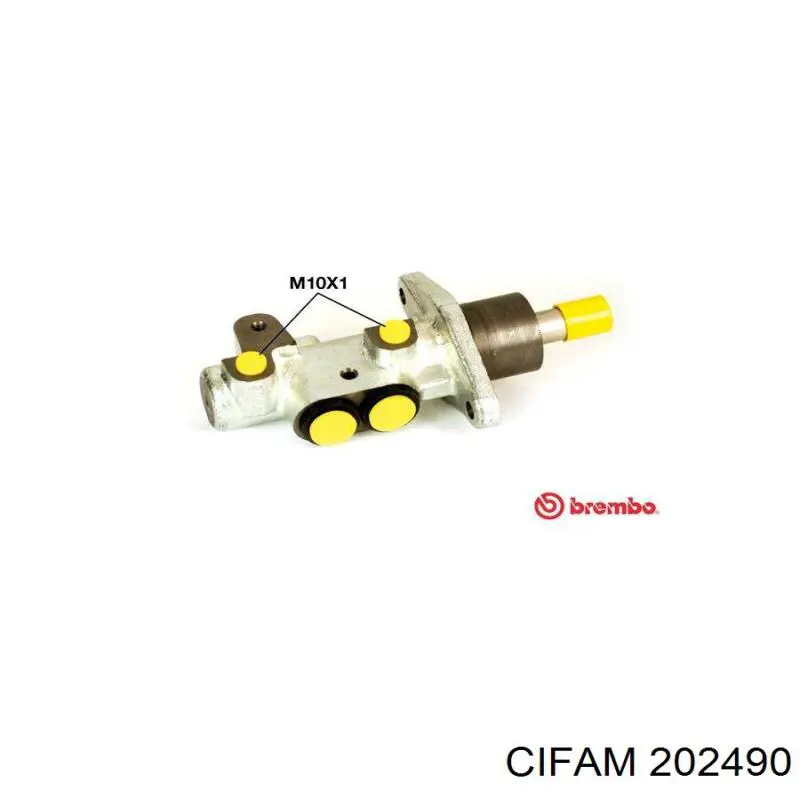 Циліндр головний гальма (Гідротормоз) Cifam 202490 ціна, від 50.50 USD