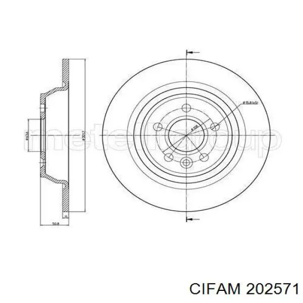 Циліндр головний гальма (Гідротормоз) Cifam 202571 ціна, від 85.76 USD
