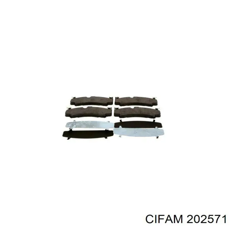 Головний гальмівний циліндр 202571 Cifam