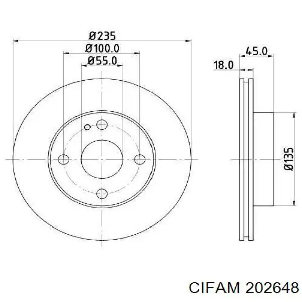 Циліндр головний гальма (Гідротормоз) Cifam 202648 ціна, від 65.11 USD