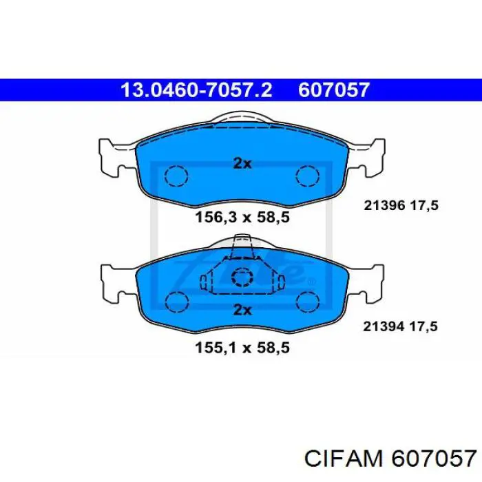 Купити 607057 Cifam Шарнір приводу зовнішній