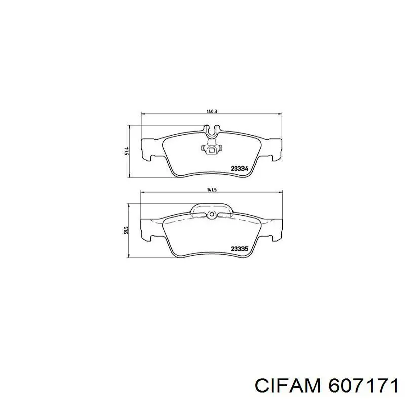ШРУС зовнішній передній 607171 Cifam