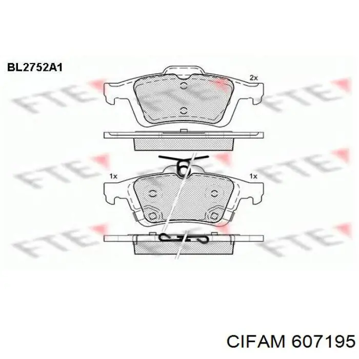 ШРУС зовнішній передній 607195 Cifam