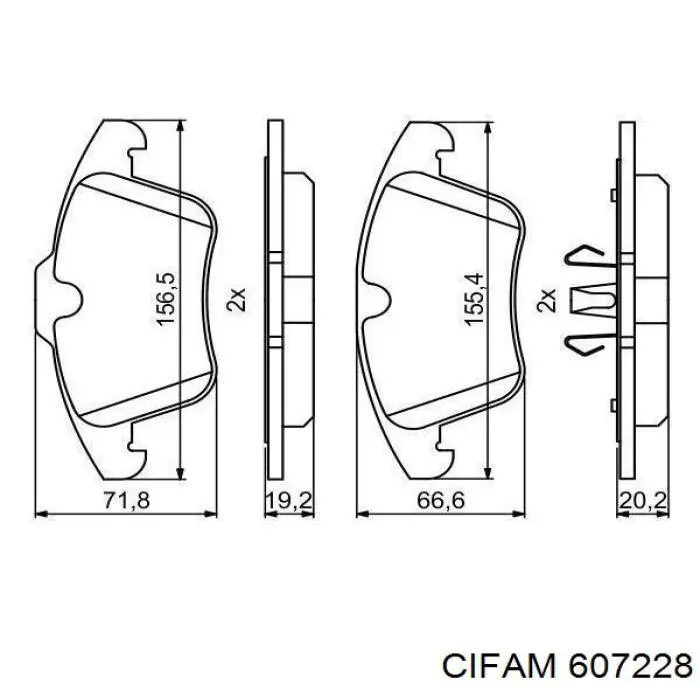 ШРУС зовнішній передній 607228 Cifam