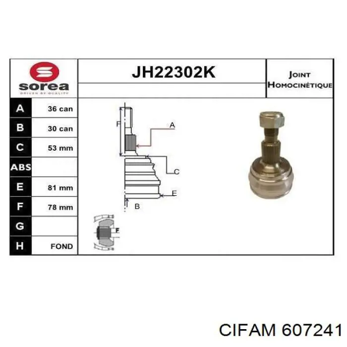 Граната колісна Cifam 607241 ціна, від 27.85 USD