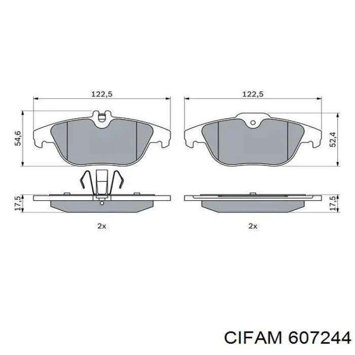 ШРУС зовнішній Cifam 607244