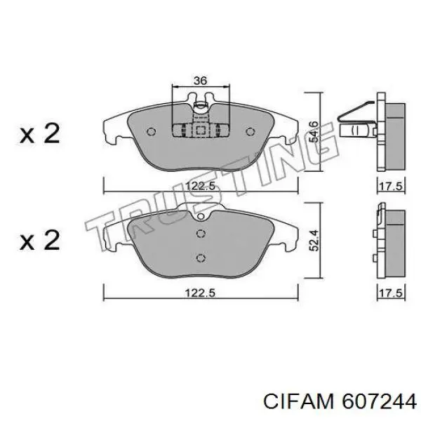 Граната колісна Cifam 607244 ціна, від 31.86 USD