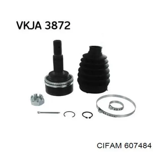 Ліва піввісь 607484 Cifam