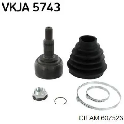 Купити 607523 Cifam Шарнір приводу зовнішній