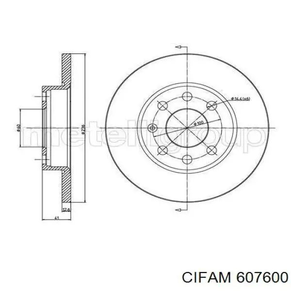 Граната колісна Cifam 607600 ціна, від 38.79 USD