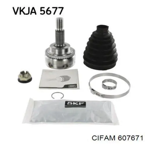 Купити 607671 Cifam Шарнір приводу зовнішній