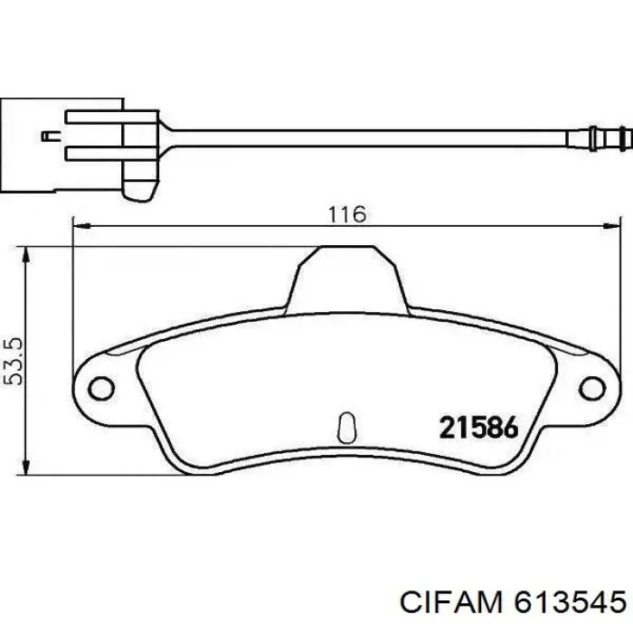 Пильник ШРУСа зовнішній 613545 Cifam