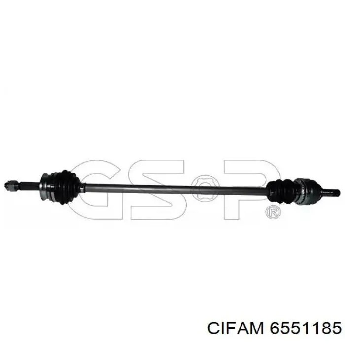 Піввісь (привід) передня, права 6551185 Cifam