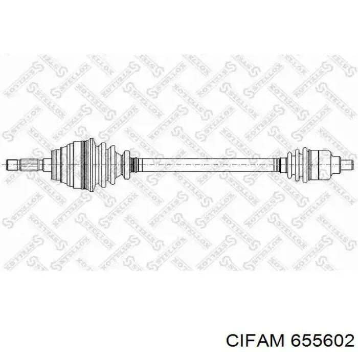 Піввісь права 655602 Cifam