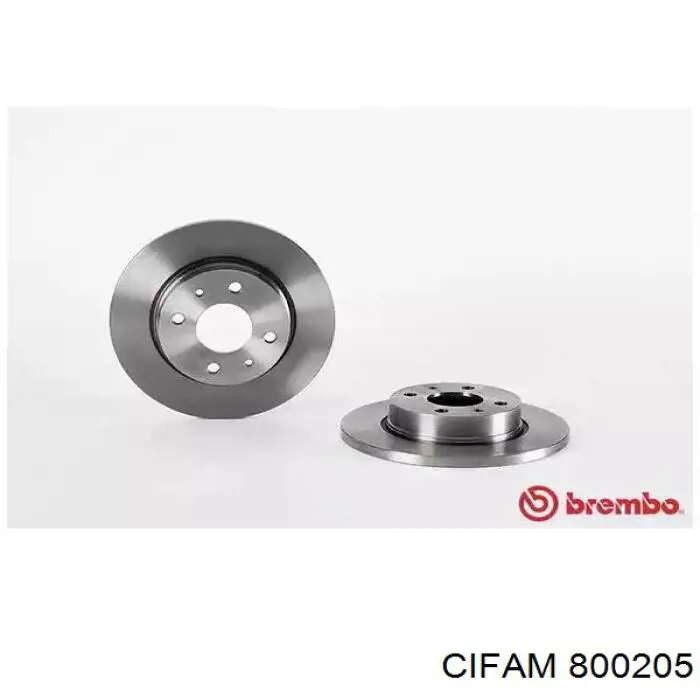 Диск переднього гальма Cifam 800205 ціна, від 15.77 USD