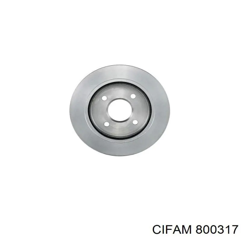 Диск гальмівний задній Cifam 800317