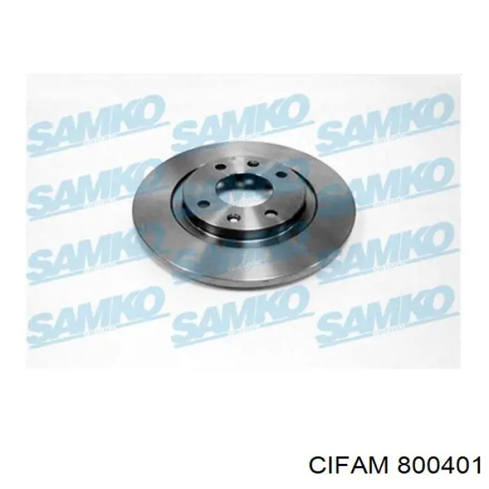 800401 Cifam диск гальмівний передній