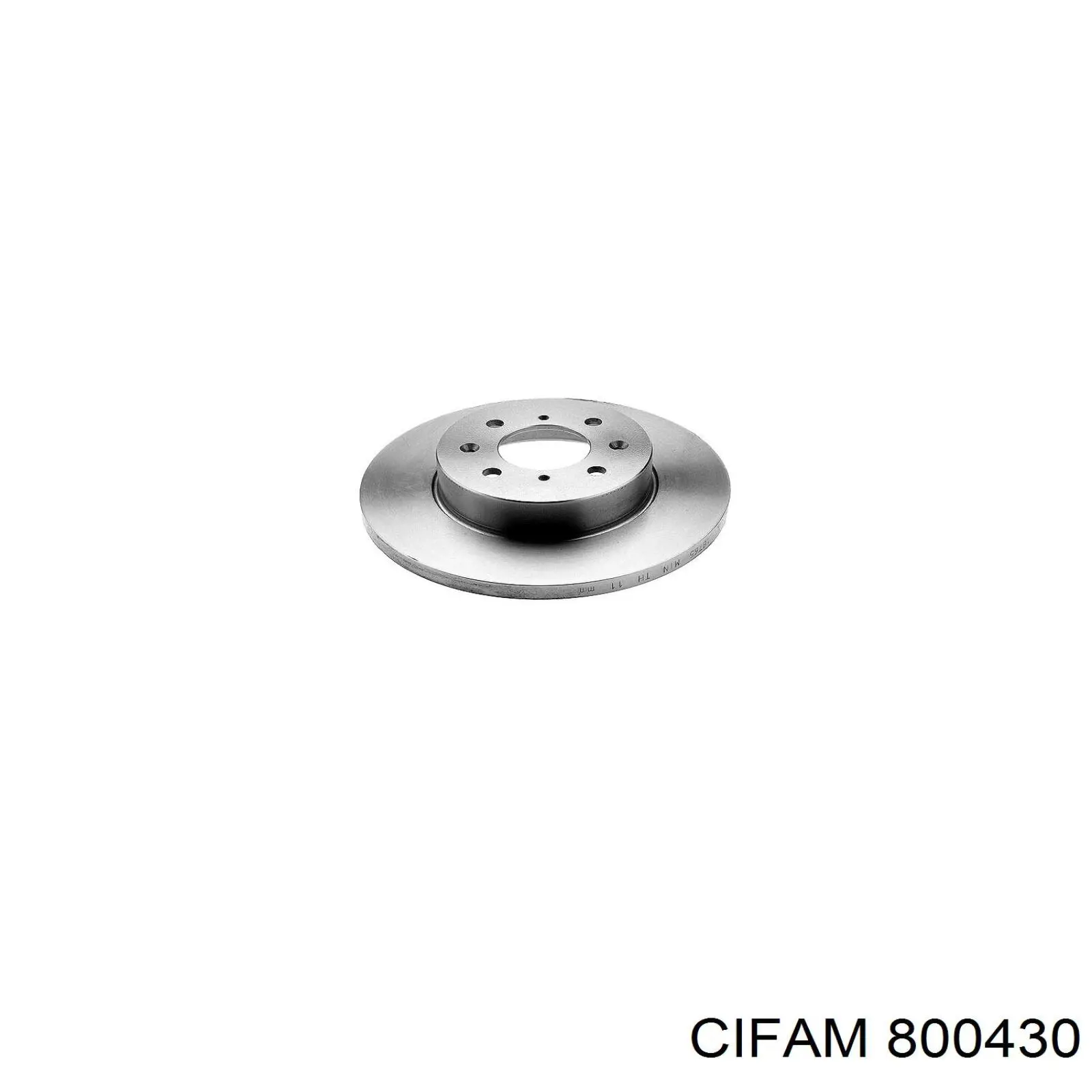 800430 Cifam диск гальмівний передній
