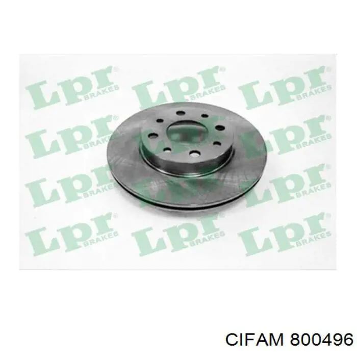 Гальмівні диски передні 800496 Cifam